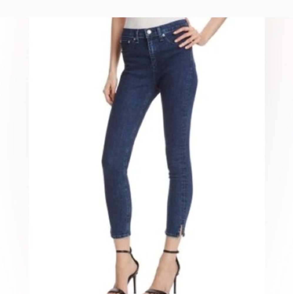 Rag & Bone Vintage 10 inch Skinny Capri Dark Paz Jeans Made USA